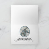 父の日の父への娘 カード (内部)