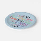 父の日の版 ペーパープレート (アングル)