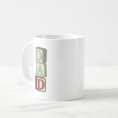 父の日の物ダウン コーヒーマグカップ (正面左)