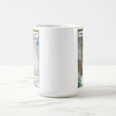 父の日の猫のパパもっとも偉大は最高のEver Pet Photo コーヒーマグカップ (中央)