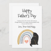 父の日の猫 シーズンカード (正面/裏面)