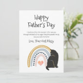 父の日の猫 シーズンカード (スタンド正面)