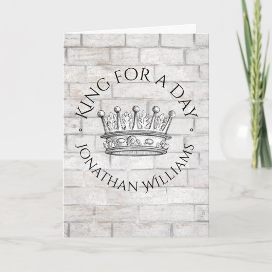 父の日の王冠 カード (正面)