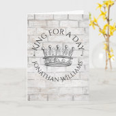 父の日の王冠 カード (黄色い花)