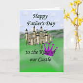 父の日の王様 カード (黄色い花)