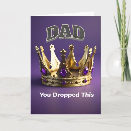 父の日の王 カード (正面)