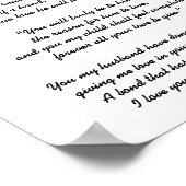 父の日の真の真の愛の詩 ポスター (角)