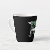 父の日の祖父最高のより遠く カフェラテマグ (左アングル)