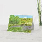 父の日の福音聖句の箴言17 6 カード (正面)