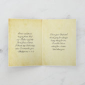 父の日の私のパパにバイブル感動的バース カード (内部)