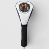 父の日の素晴らしいパパへカスタムの写真 ゴルフヘッドカバー (正面)