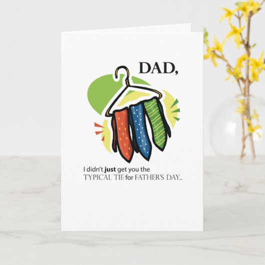 父の日の絆 カード (黄色い花)