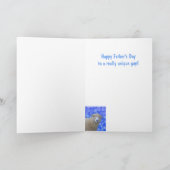 父の日の羊 カード (内部)