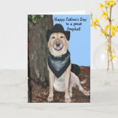 父の日の義父 カード (黄色い花)