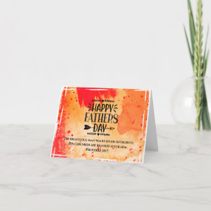 父の日の聖書の主よ賛美よ カード