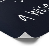 父の日の聖書の詩詩篇23:24 ポスター (角)