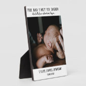 父の日の記念の写真 フォトプラーク (側面)