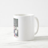 父の日の詩は私の手のハンドプリントパパ写真 コーヒーマグカップ (正面右)