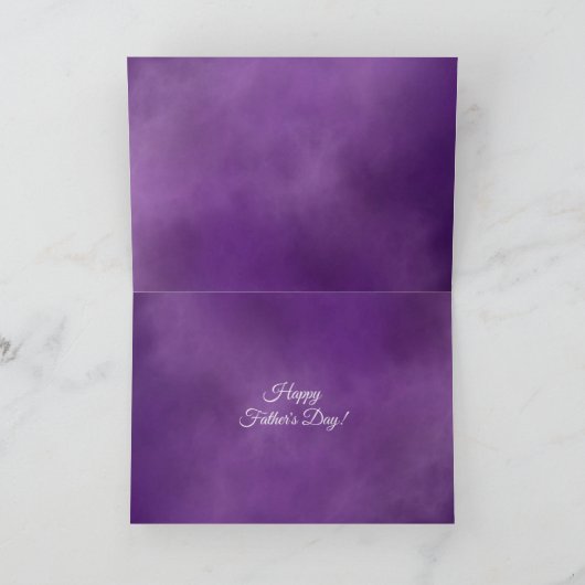 父の日の詩 カード (内部)