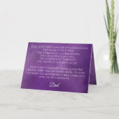 父の日の詩 カード (正面)