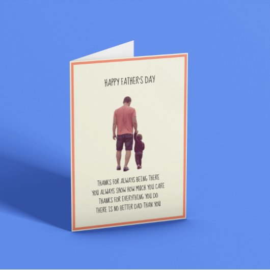 父の日の詩 カード