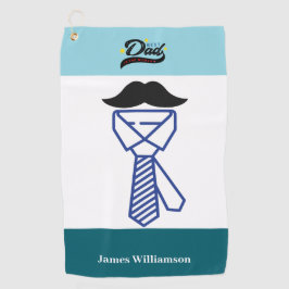 父の日の誕生日おもしろいカスタマイズ名 ゴルフタオル