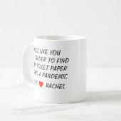 父の日の贈おもしろいり物パーソナライズされたパパ コーヒーマグカップ (正面左)