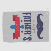 父の日の贈り保物与え ゴルフタオル (横)