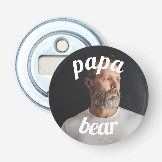 父の日の贈り物でパパ最高のベアとパパ 栓抜き (正面)