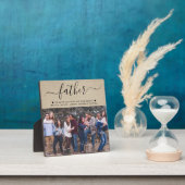 父の日の贈り物と写真 フォトプラーク (インサイチュ)
