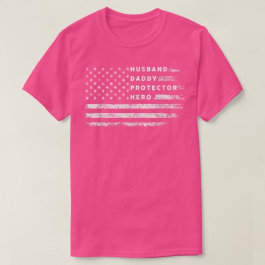 父の日の贈り物のためのパパ、夫のパパの保護者 Tシャツ (デザイン正面)