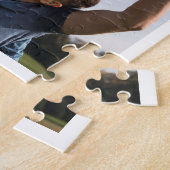 父の日の贈り物の最高のパパは過去8写真コラージュ ジグソーパズル (側面)