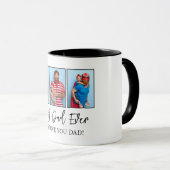 父の日の贈り物の最高のパパEver Photo Collage マグカップ (正面右)