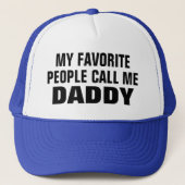 父の日の贈り物アイディアのためのパパ- おもしろい daddy キャップ (正面)