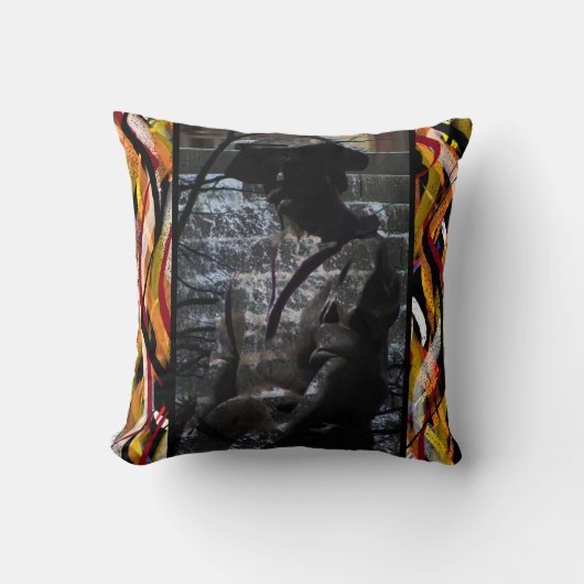 父の日の贈り物パパ兄弟の息子と叔父 クッション (正面)