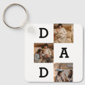父の日の贈り物パパ – 写真コラージュ | キーホルダー (正面)