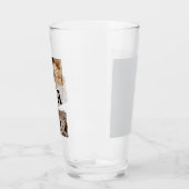 父の日の贈り物パパ – 写真コラージュ | タンブラーグラス (左)