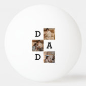 父の日の贈り物パパ – 写真コラージュ | 卓球ボール (正面)