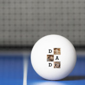 父の日の贈り物パパ – 写真コラージュ | 卓球ボール (ネット)