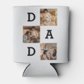 父の日の贈り物パパ – 写真コラージュ | 缶クーラー (正面)