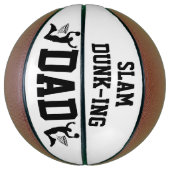 父の日の贈り物パパ |独自のの作カスタム成 バスケットボール (縦)