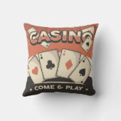 父の日の贈り物ポーカーカード クッション (裏面)