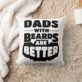 父の日の贈り物 – ひげ枕のパパ クッション (ブランケット)