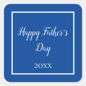 父の日の贈り物 スクエアシール (正面)