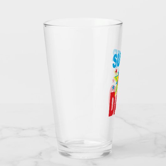 父の日の贈り物 – ヒーローすごいパパ飲みガラス タンブラーグラス (右)