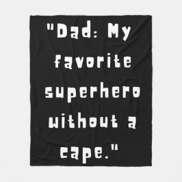 父の日の贈り物/最高の2024年パパ フリースブランケット