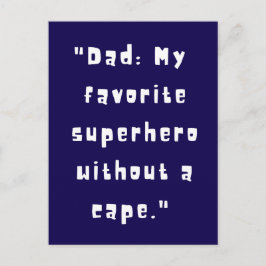 父の日の贈り物/最高の2024年パパ ポストカード