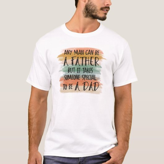 父の日の贈り物 |特殊パパ Tシャツ (正面)