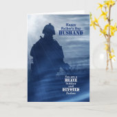 父の日の軍隊夫のために カード (黄色い花)