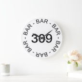 父の日の通りクラシックNo.バー壁時計 ラージ壁時計 (ホーム)